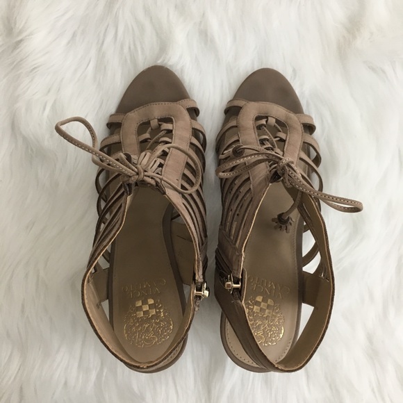 Vince Camuto | Open Toe & Heal Caged Sandals - Picture 7 of 12